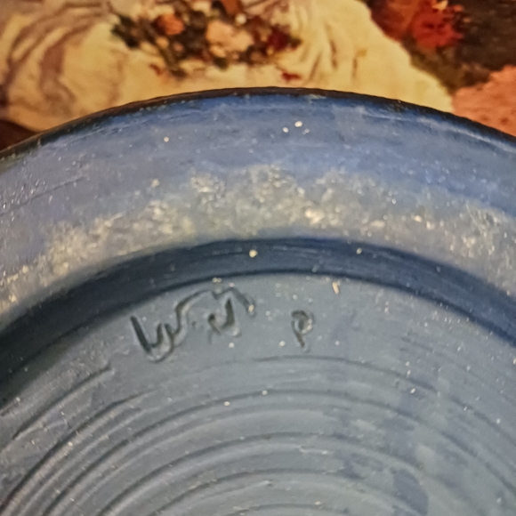 🏺🐳🐋Rare 1920's Antique Marbleized🐦🐬🦜European Blue Sky Clouds Vase💐🏺 - Picture 7 of 7